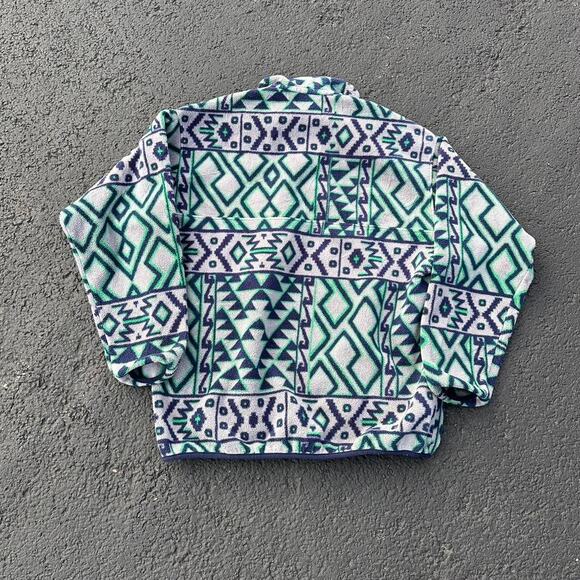 Vintage Y2K Patagonia Synchilla Fleece Snap-T Pullover Sweatshirt - Picture 7 of 8